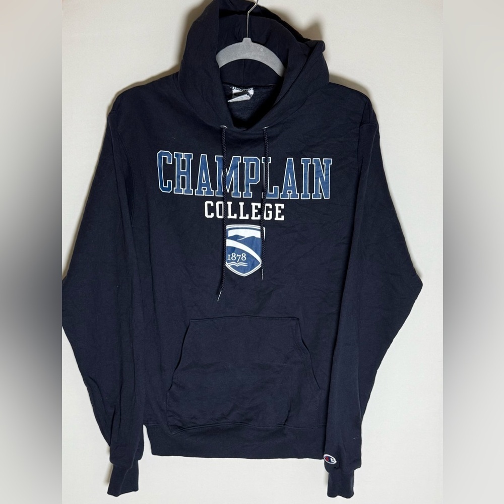 Champion Champlain College hooded sweatshirt • Men’s small - Picture 1 of 6